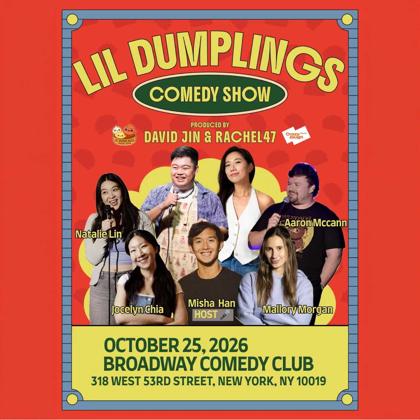dumplings october 25 2026