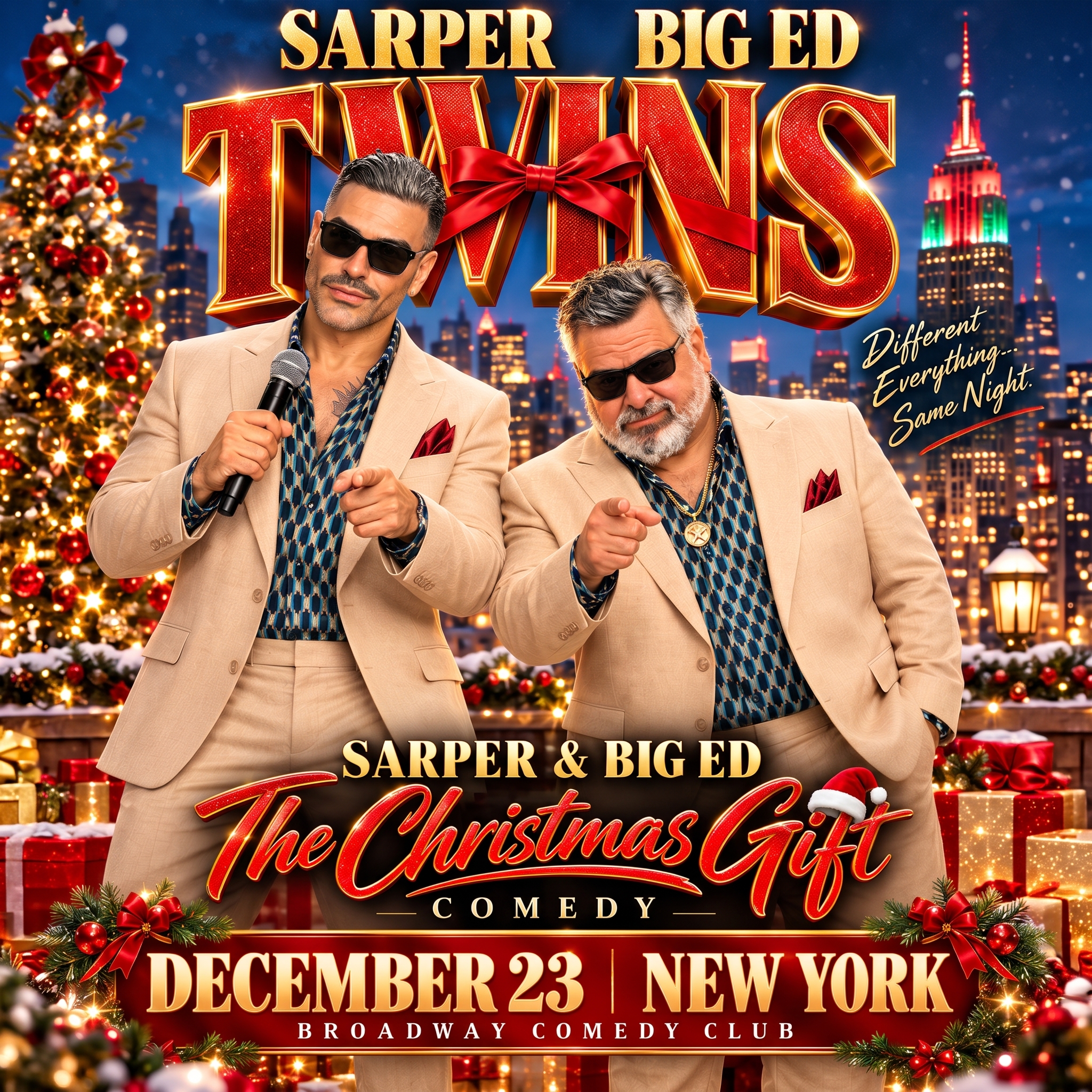 Photo of Sarper And Big Ed. Twins: The Christmas Gift.