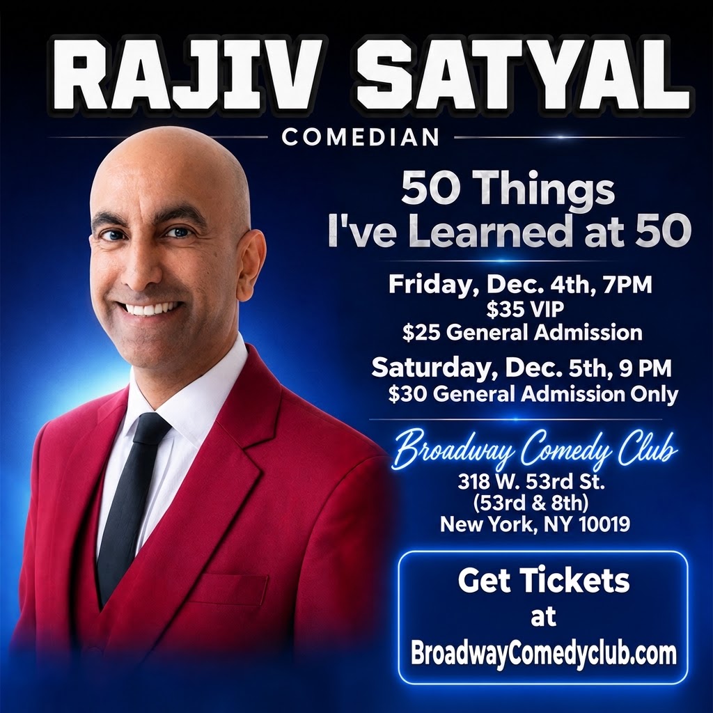 Photo of Rajiv Satyal. 50 Things I Learned At 50.